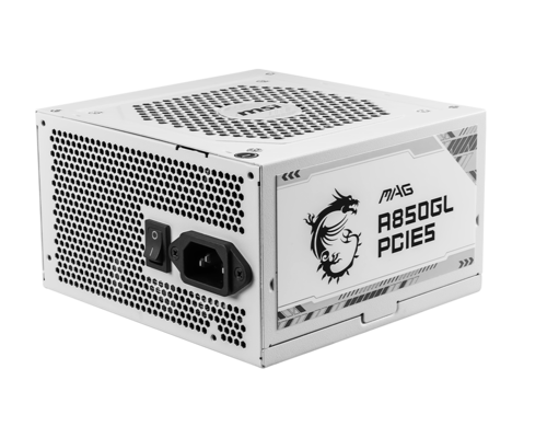 MSI MAG A850GL PCIE5 WHITE 80+ GOLD