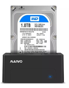 תחנת עגינה לדיסק בודד | 3.5 2.5 MAIVO Single | HDD DOCKING STATION