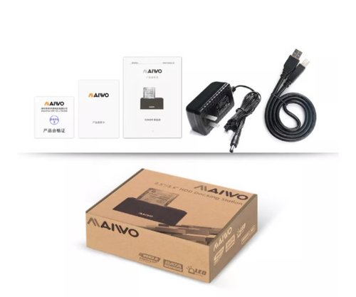 תחנת עגינה לדיסק בודד | 3.5 2.5 MAIVO Single | HDD DOCKING STATION