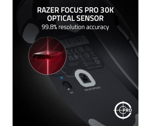 עכבר | RAZER DeathAdder V3 | 30K Optical Sensor | Wired Gaming Mouse
