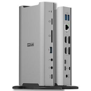 תחנת עגינה | ST-LAB U-2630 | USB 10G HDMI+DP DUAL | 4K | 100W | DP Type-C
