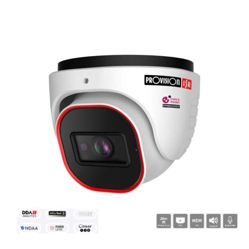 מצלמת כיפה | Provision IP 5MP DOME DI-350IPSN-28 MVF V4