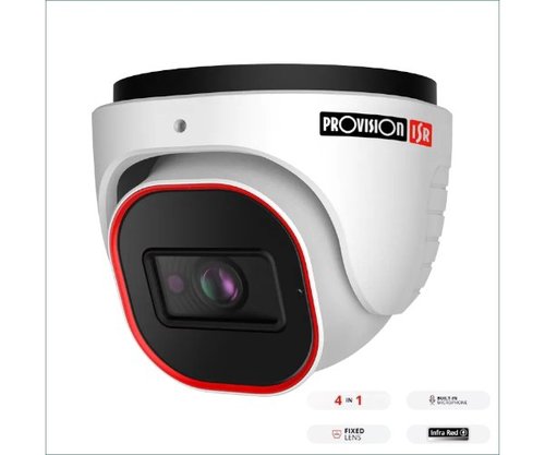 מצלמת כיפה | Provision DI-33K0AP-28 4MP Fixed Lens | 3K Analog 20M IR