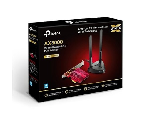 כרטיס רשת אלחוטי | TPLink Archer AX3000 up to 3000Mbps | WIFI 6
