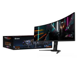 מסך | AORUS CO49DQ Ultra-Wide DQHD | OLED | 0.03ms | 144Hz KVM | HDR