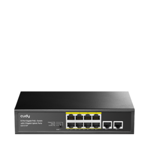 מתג לא מנוהל | Cudy GS1010P 8-Ports Gigabit Unmanaged POE Switch