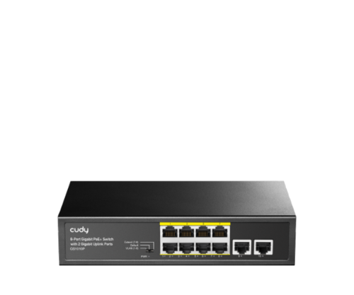 מתג לא מנוהל | Cudy GS1010P 8-Ports Gigabit Unmanaged POE Switch