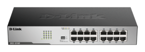 מתג לא מנוהל גיגהביט | D-LINK 16 PORT Unmanaged | 1GB Switch