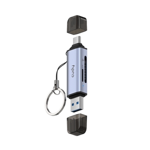 מתאם | CUDY 2-IN-1 Dual | USB 3.0 SD TF Card Reader UH200