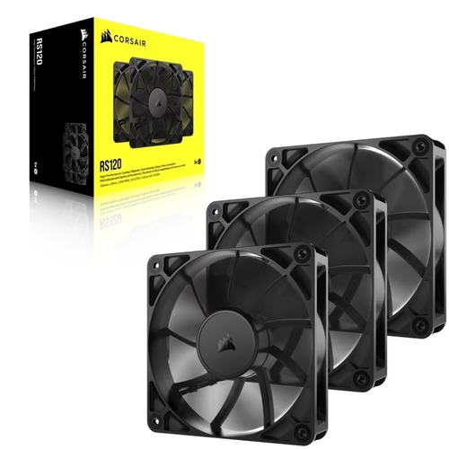 שלישיית מאווררים | RS120 | 120mm מבית CORSAIR – שחור