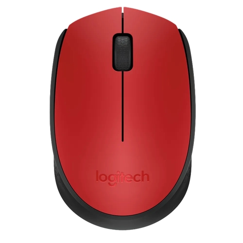 עכבר אלחוטי | Logitech M171 | Retail - בצבע אדום