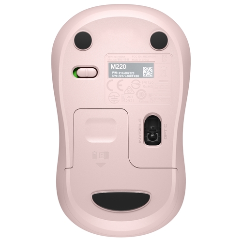 עכבר אלחוטי | Logitech M240 Silent | Bluetooth – צבע ורוד