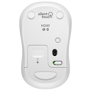 עכבר אלחוטי | Logitech M240 Silent | Bluetooth – צבע לבן