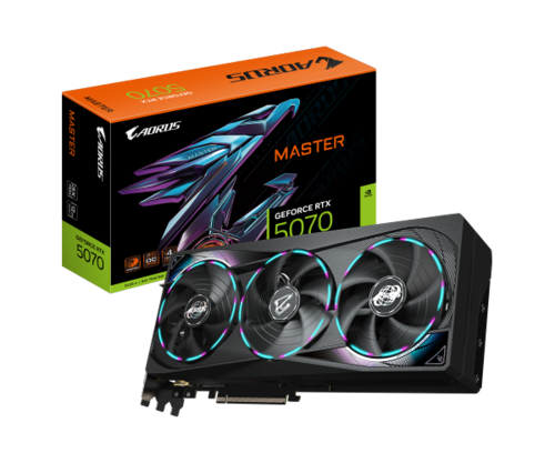 כ.מסך | GIGABYTE AORUS GeForce RTX 5070 MASTER 12G