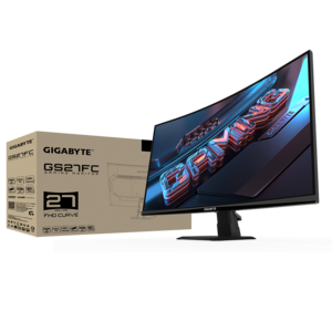 מסך גיימינג קעור | Gigabyte GS27FC | FHD | VA | 1MS | HDR Ready | 180Hz