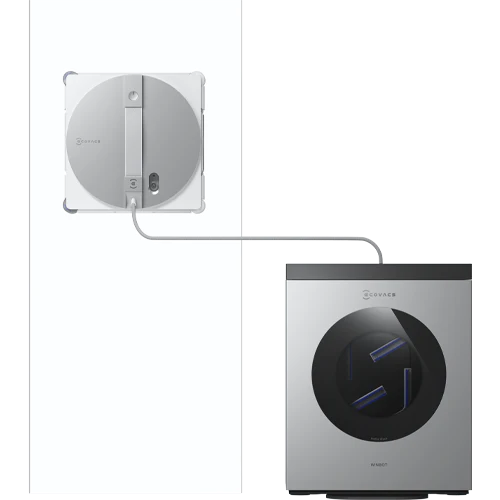 מנקה חלונות רובוטי עם תחנה ניידת Ecovacs WINBOT W3 OMNI