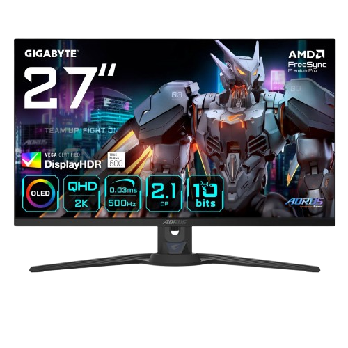 מסך | GIGABYTE AORUS FO27Q5P 27 | 2K | QD-OLED | 0.03ms | 500Hz | HDR | USB KVM