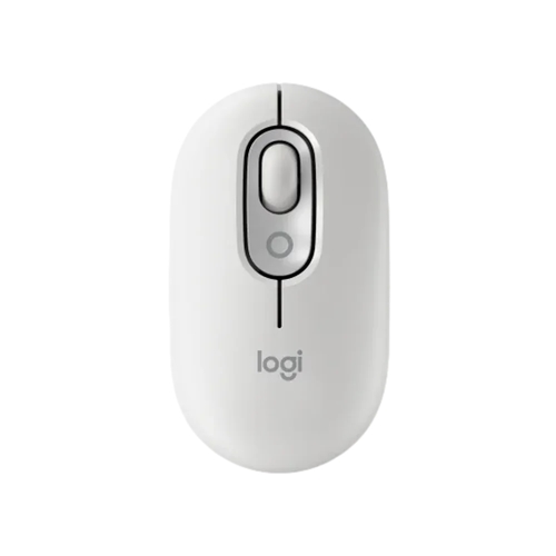 עכבר אלחוטי בצבע אוף-ווייט | LOGITECH POP EMOJI