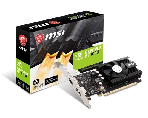 כרטיס מסך | MSI GeForce GeForce GT 1030 4GD4 LP OC