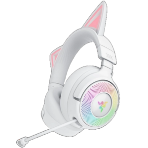 שריון אילת Razer Kraken Kitty V3 Pro אוזניות גיימינג אלחוטיות לבן