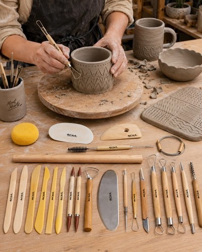 סט כלי פיסול וקרמיקה Mont Marte Pottery Tool Set – ערכת 23 חלקים