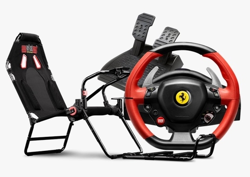 באנדל הגה | Ferrari 458 Spider מבית Thrustmaster ומושב GTLite