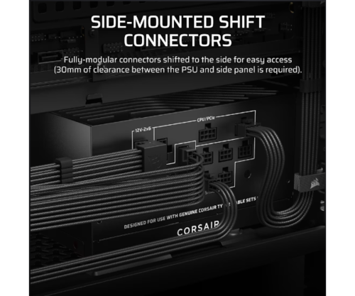 ספק | Corsair RM1000x SHIFT 80plus Gold Fully Modular | ATX ATX3.1