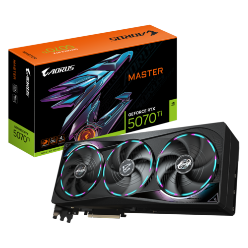 כרטיס מסך | GIGABYTE AORUS GeForce RTX 5070 Ti MASTER 16G