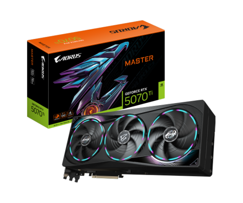 כרטיס מסך | GIGABYTE AORUS GeForce RTX 5070 Ti MASTER 16G