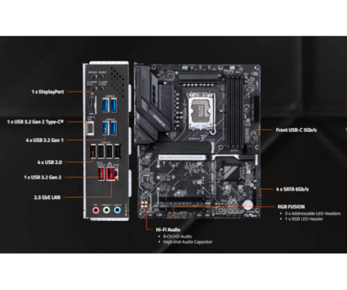 לוח אם | Gigabyte Z890 D PLUS | ATX | DDR5 | 2.5GB Lan PCIE5.0