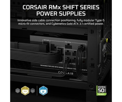 ספק כוח | Corsair RM850x SHIFT 80plus Gold Fully Modular | ATX ATX3.1