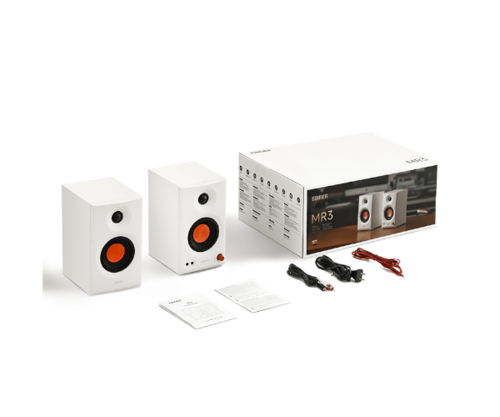 רמקולים | Edifier MR3 White 2.0 Studio Speakers | 36W RMS | BT 5.4