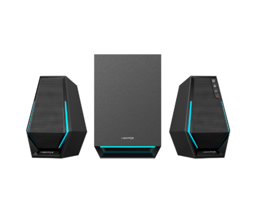 רמקולים | Edifier G1500 MAX 2.1 RGB Gaming Speakers | 30W RMS | BT AUX