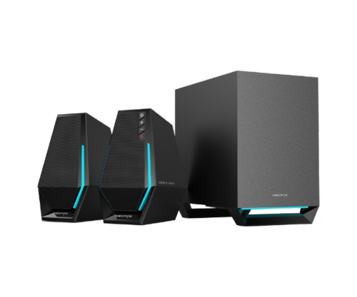 רמקולים | Edifier G1500 MAX 2.1 RGB Gaming Speakers | 30W RMS | BT AUX