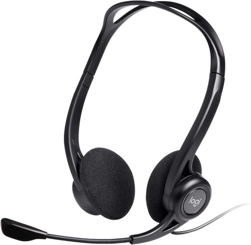 אוזניות ומיקרופון | Logitech 960 | USB HEADSET