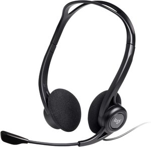 אוזניות ומיקרופון | Logitech 960 | USB HEADSET