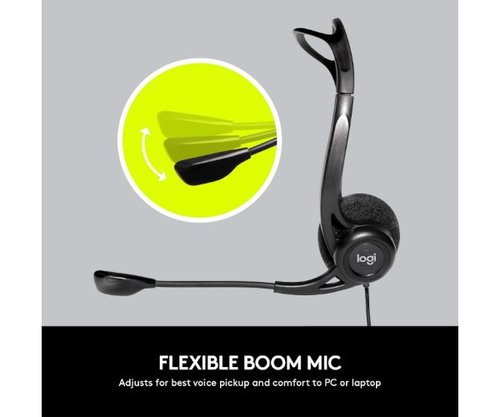 אוזניות ומיקרופון | Logitech 960 | USB HEADSET