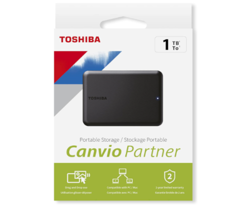 דיסק חיצוני | TOSHIBA Canvio Ready | 1TB 2.5 | USB 3.2