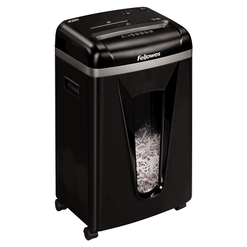 מגרסת נייר מיקרו-פתיתים Fellowes 450M תקן P-5 פח 22 ליטר