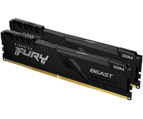 זכרון לנייח | Kingston Fury Beast Black | 32GB 2X16 | 6000MHZ | DDR5 C36