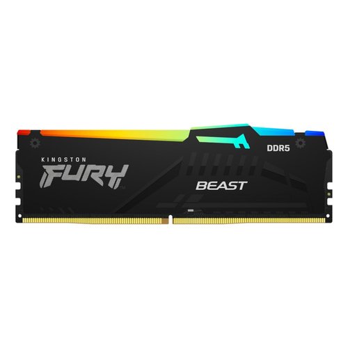 ז. לנייח | KINGSTON FURY Beast RGB | 16GB | DDR5 | 6000MHZ C36 EXPO XMP