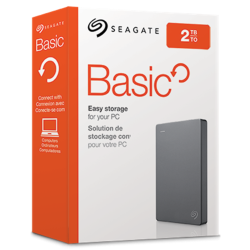 דיסק חיצוני | SEAGATE Basic Portable Drive | 2TB 2.5 | usb 3.0