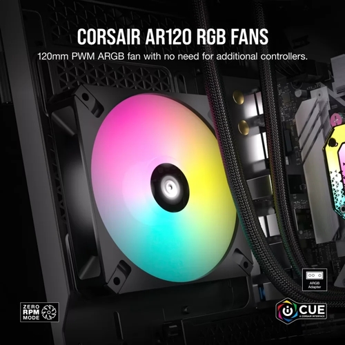 קיט | 3 מאווררים 120 CORSAIR iCUE AR120 Digital RGB PWM Triple
