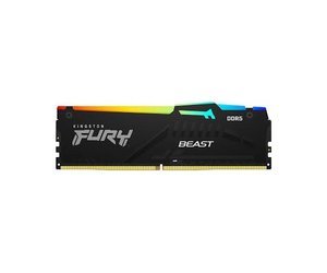 זכרון לנייח | Kingston Fury Beast Black RGB | 16GB | 6400MHZ | DDR5 C36