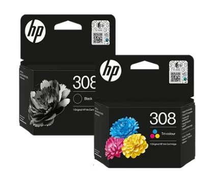 סט דיו מקורי HP 308