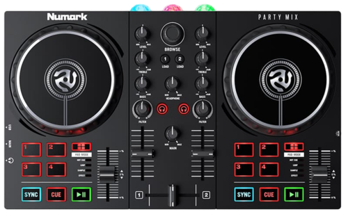 קונטרולר די ג’יי למתחילים Numark Party Mix 2