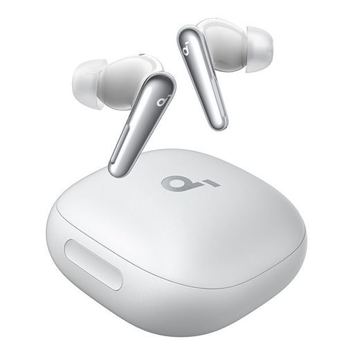 אוזניות soundcore Liberty 4 Pro TWS בצבע כסוף