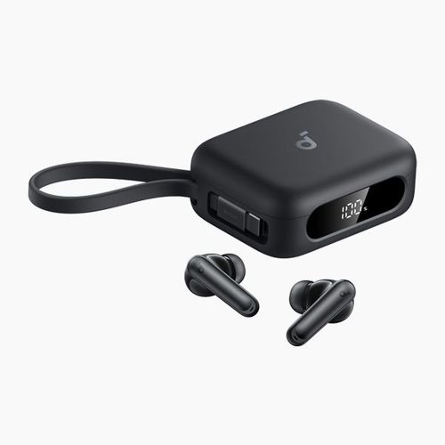אוזניות אלחוטיות עם מטען נייד מובנה soundcore P41i TWS בצבע שחור