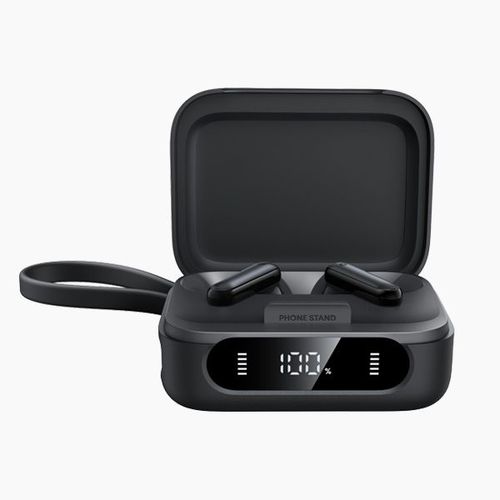אוזניות אלחוטיות עם מטען נייד מובנה soundcore P41i TWS בצבע שחור