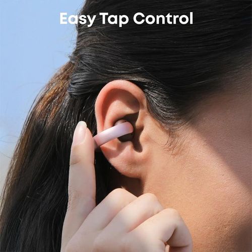 אוזניות soundcore AeroClip Open Ear Clip-On בצבע ורוד